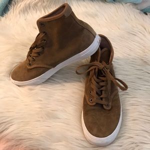 Brown suede vans!